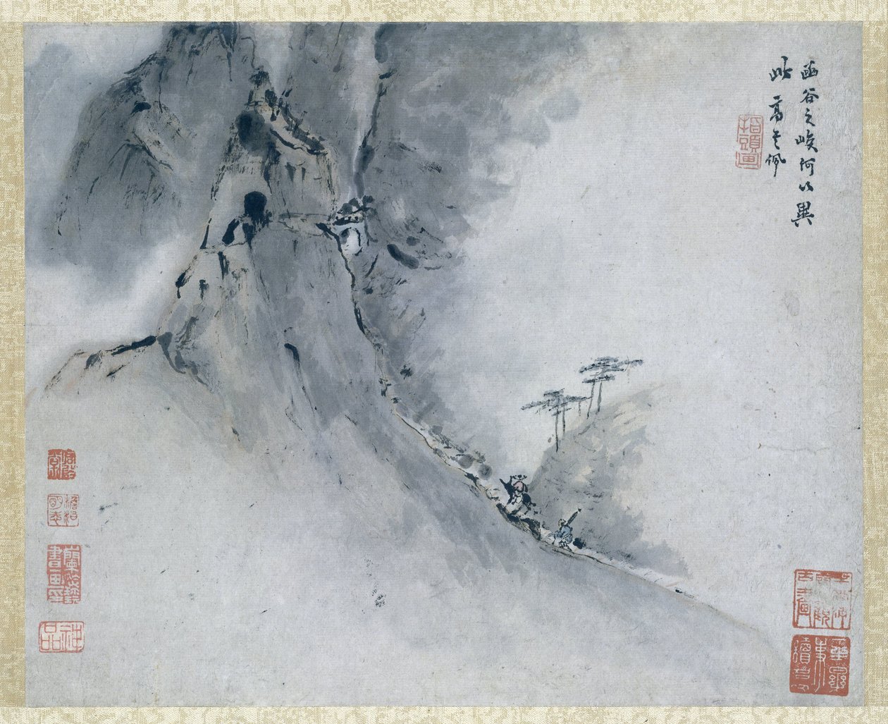 Schildering door Gao Qipei