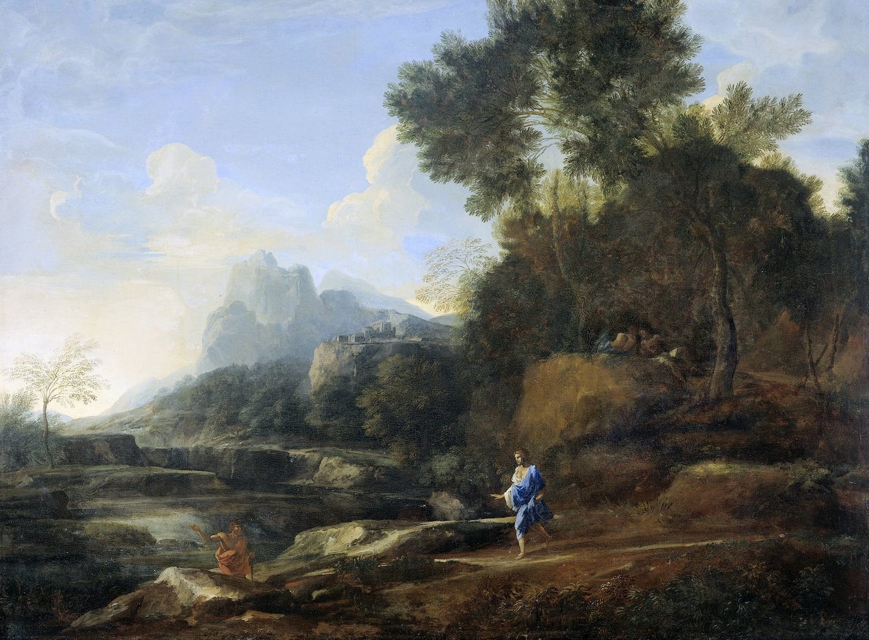 Italiaans Landschap door Gaspard Dughet