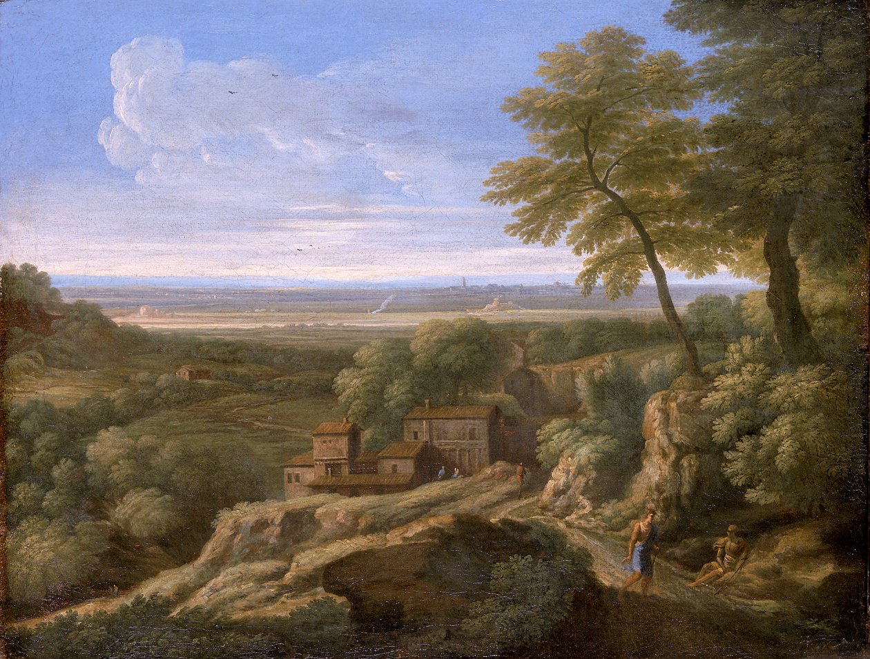 Landschap door Gaspard Dughet