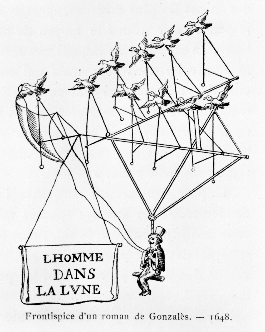 De man in de maan door Gaston Tissandier