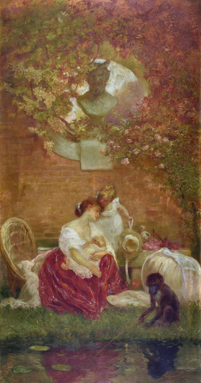 Moederliefde door Gaston de la Touche