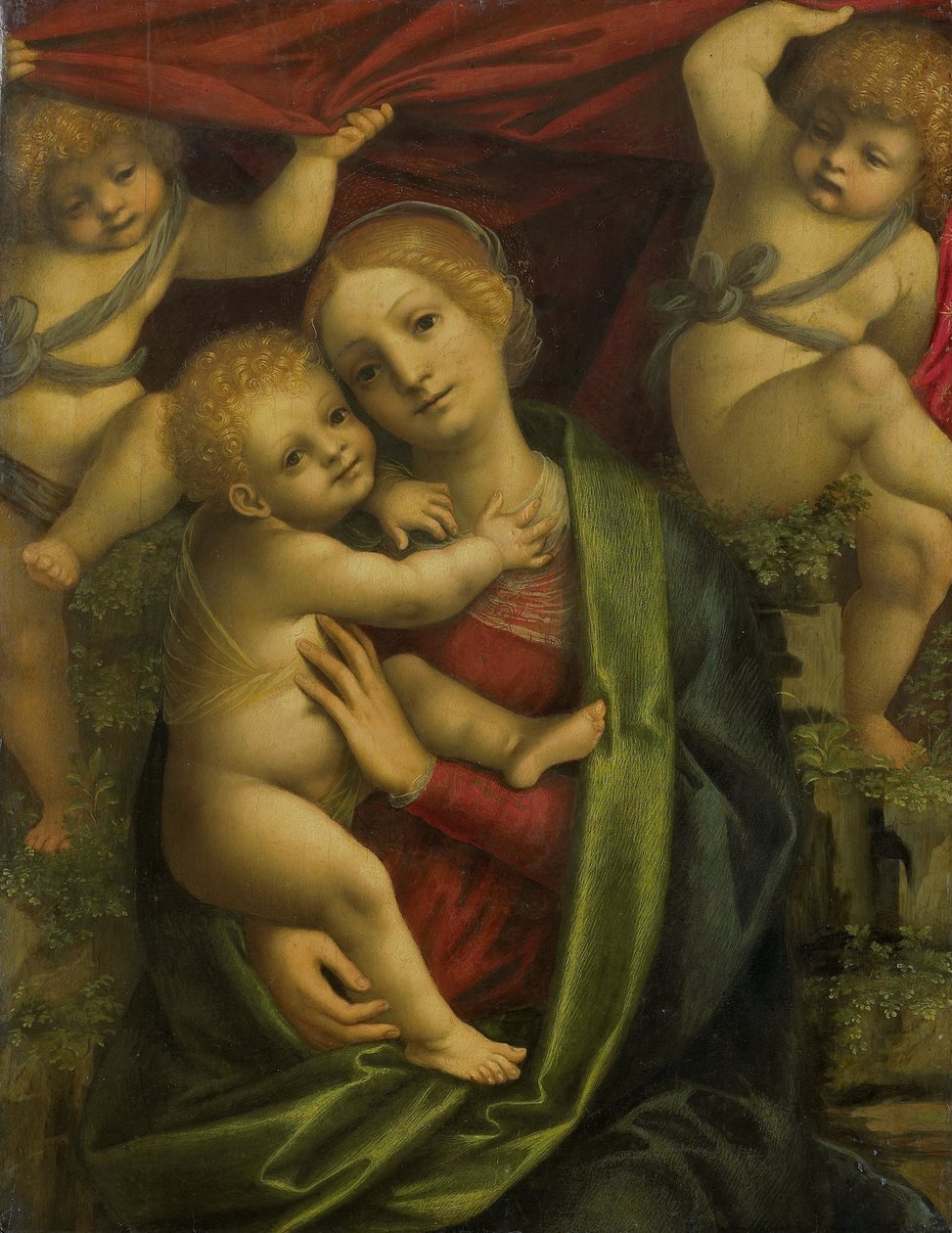 Madonna en Kind door Gaudenzio Ferrari
