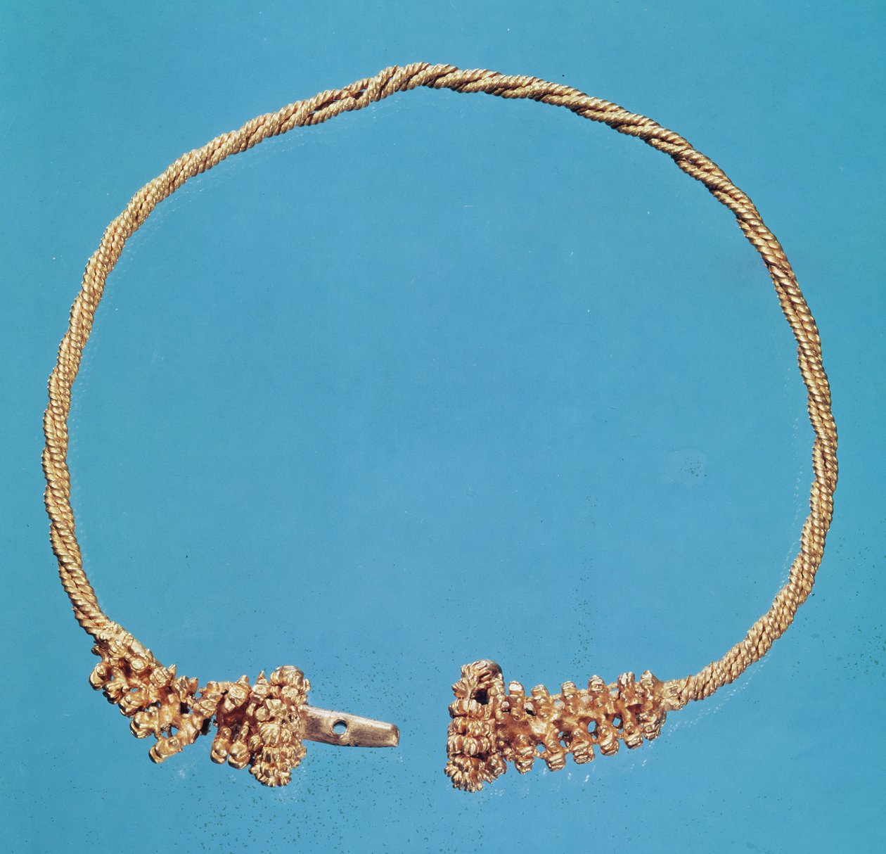 Torque, uit Montans, Tene II (c.300-120 v.Chr.) door Gaulish