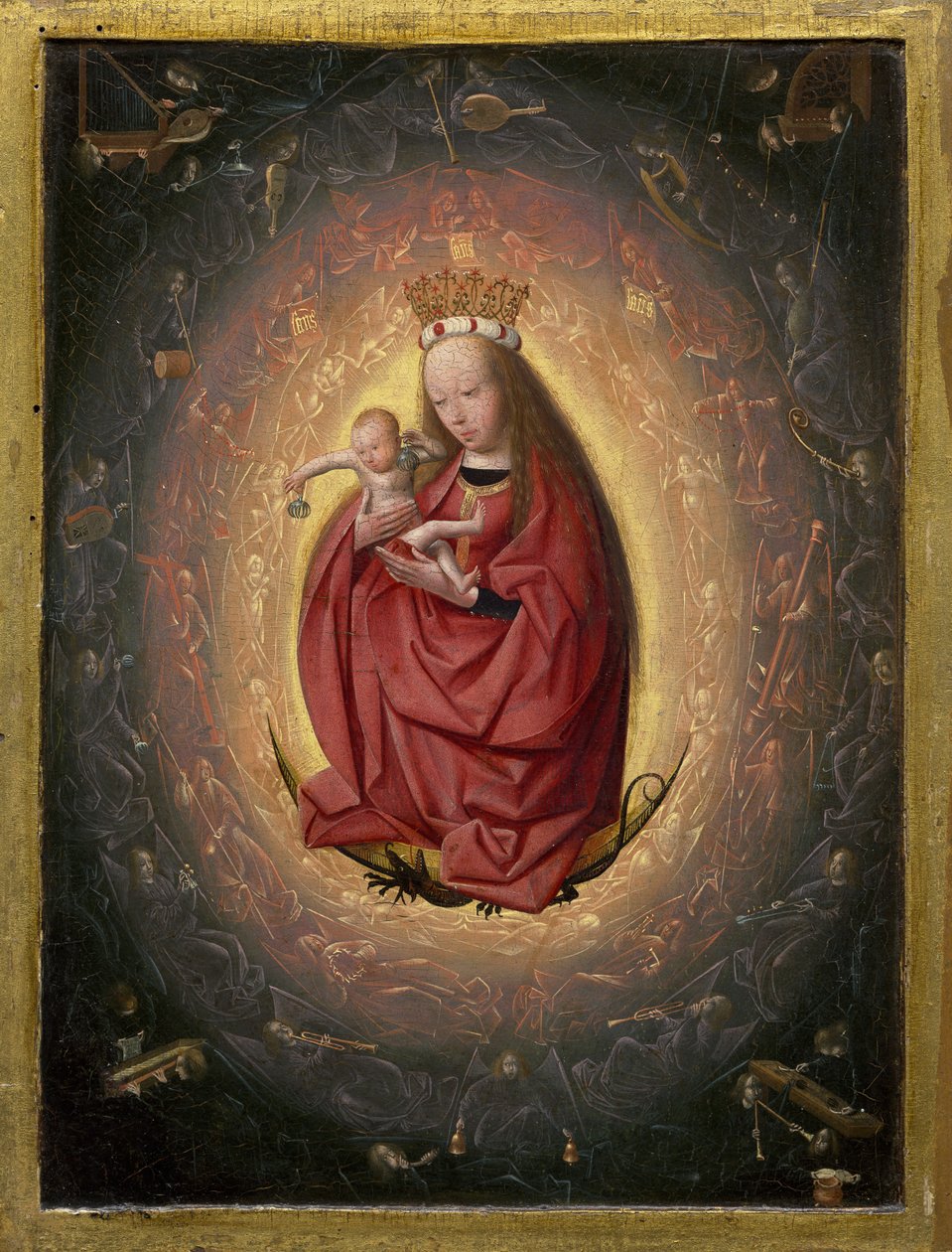 De verheerlijking van de Maagd door Geertgen Tot sint Jans