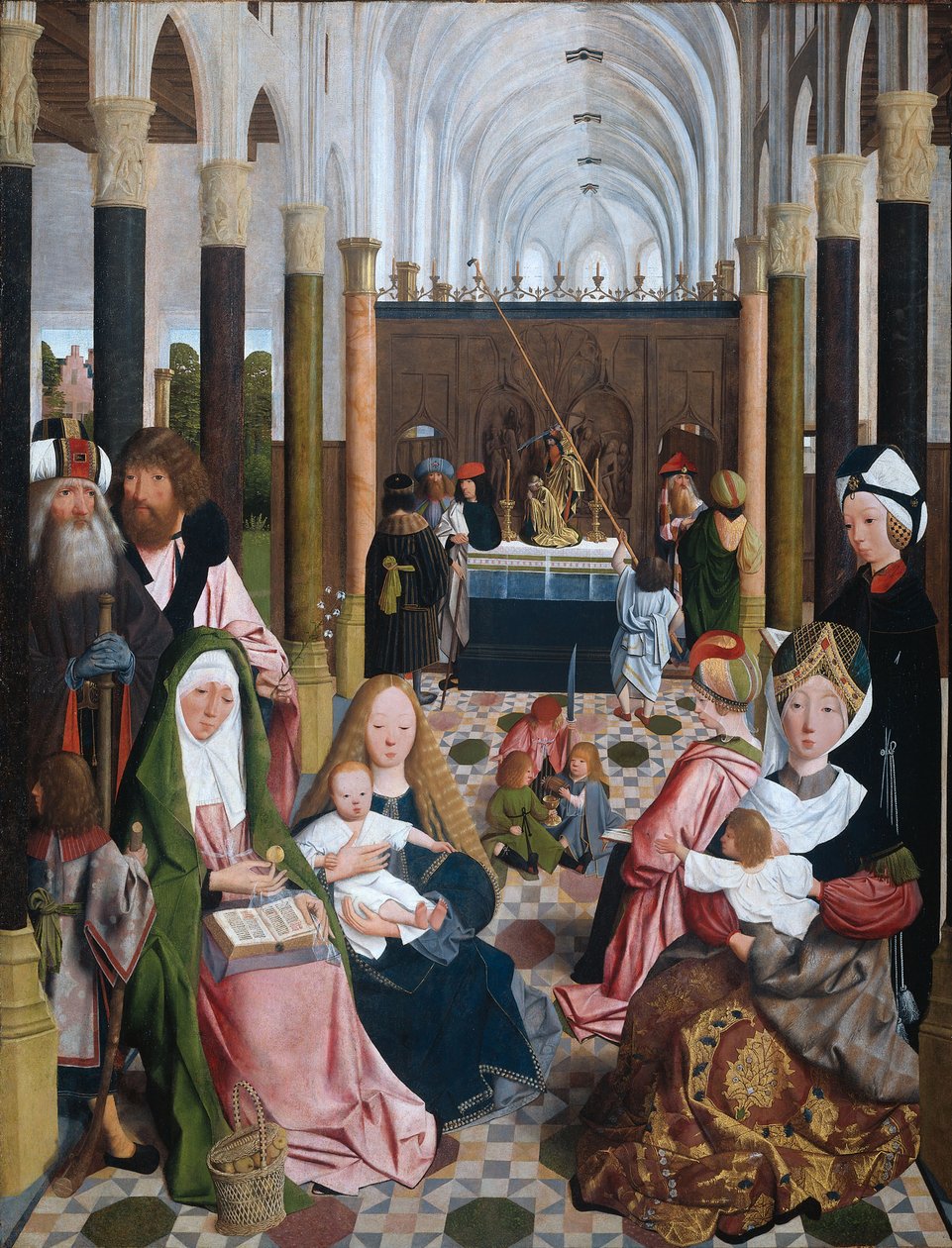 De Heilige Verwantschap, 1493 door Geertgen Tot sint Jans