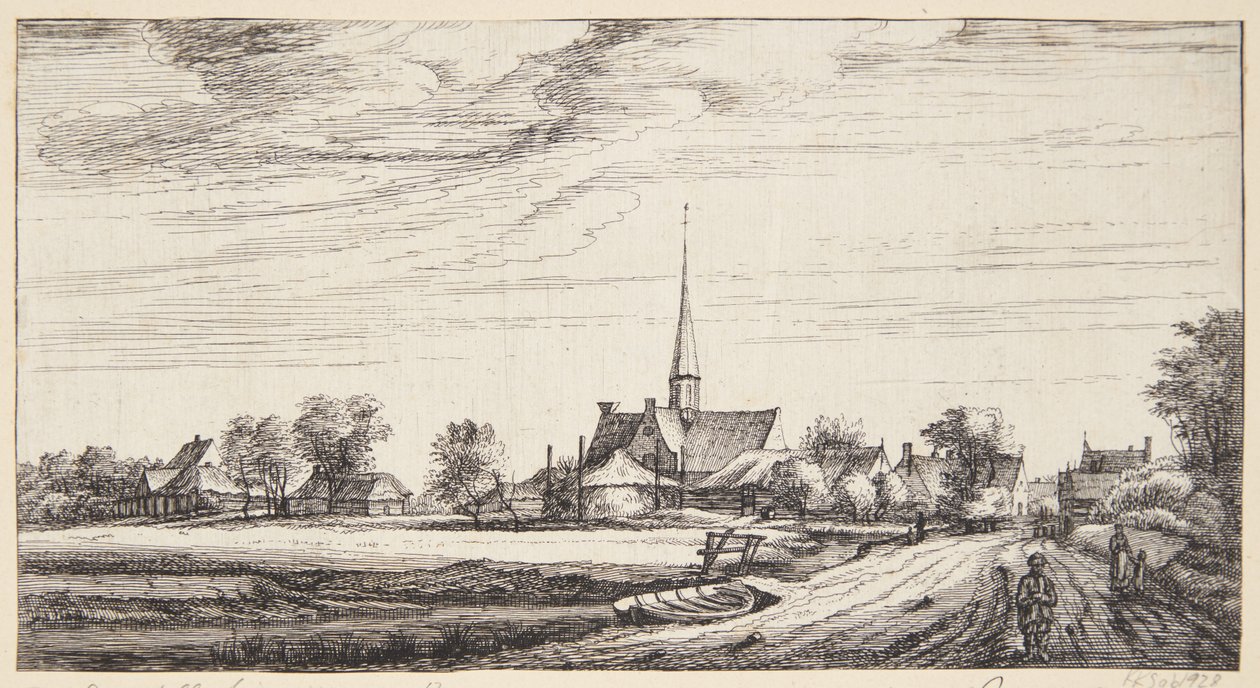 Uitzicht op Amstelveen door Geertruyt Roghman