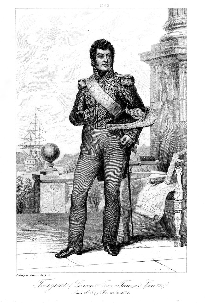 Laurent Jean Francois Truguet, Franse admiraal door Geille