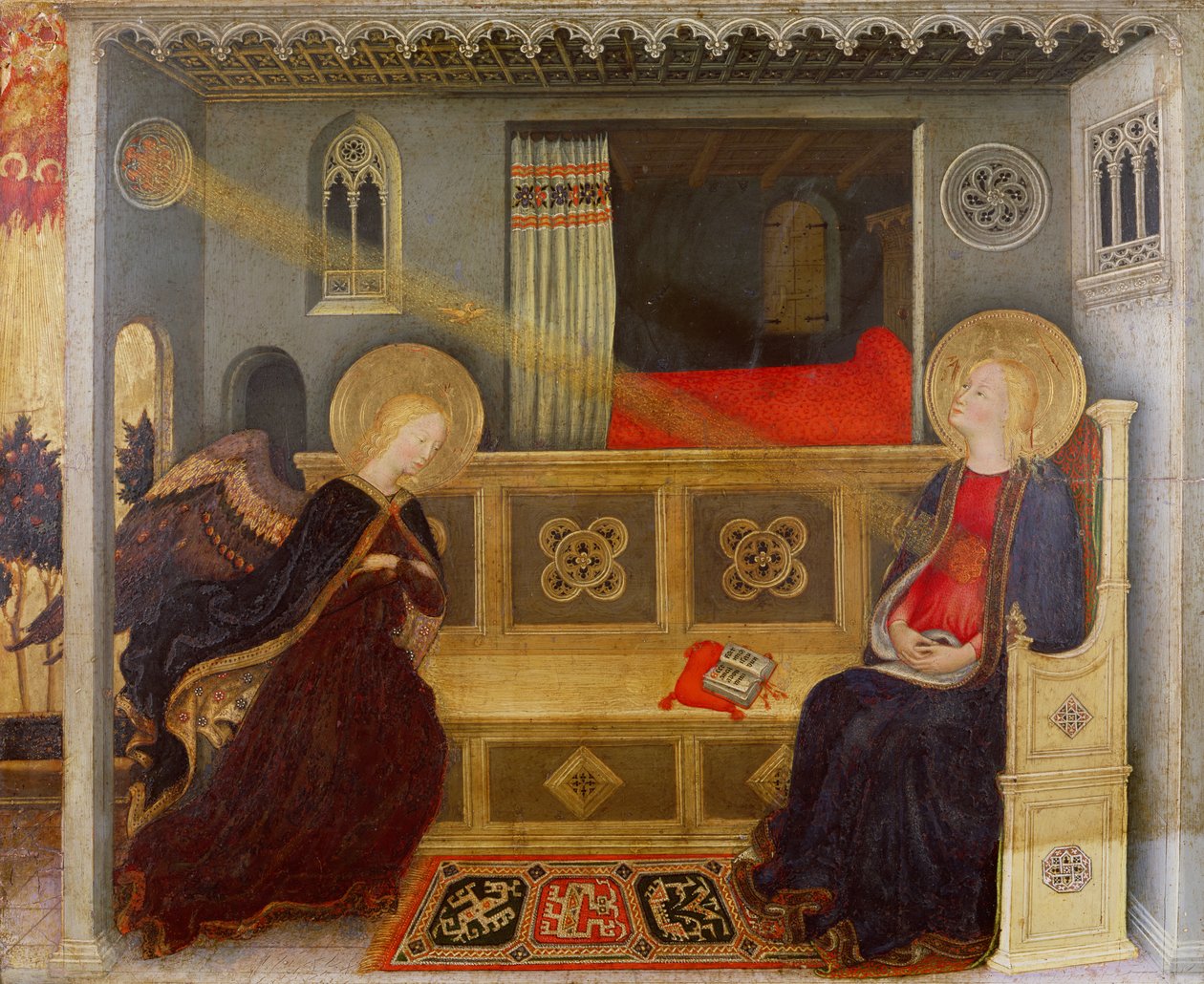 De Annunciatie, c.1419 door Gentile da Fabriano