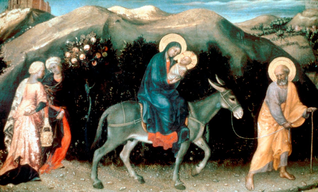Vlucht naar Egypte, 1423 door Gentile da Fabriano