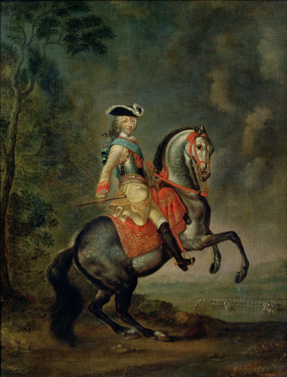 Portret van groothertog Peter III (1728-62) door Georg Christoph Grooth