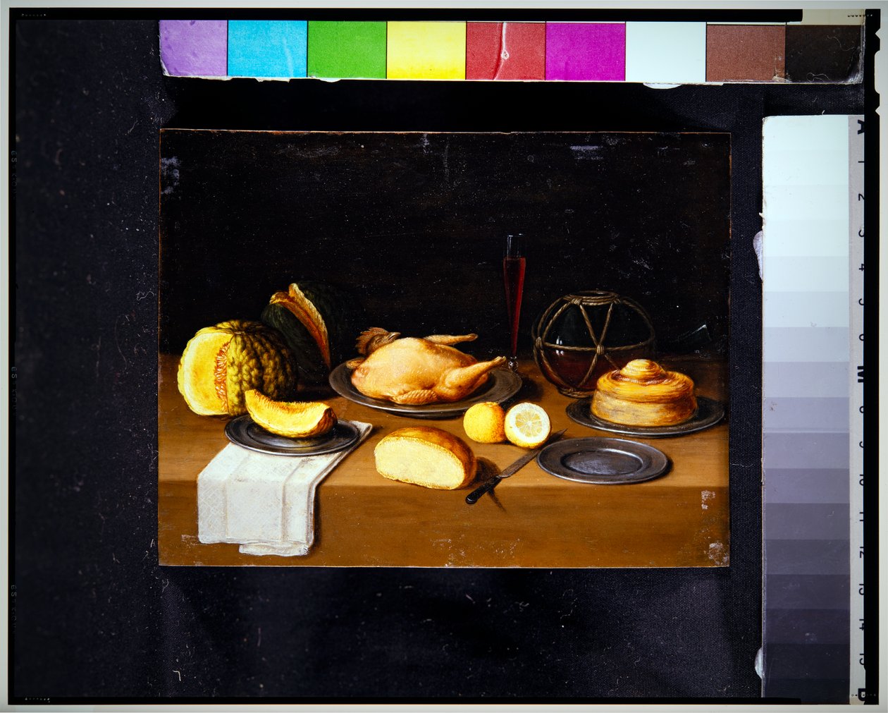 Keuken Stilleven door Georg (attr. to) Flegel