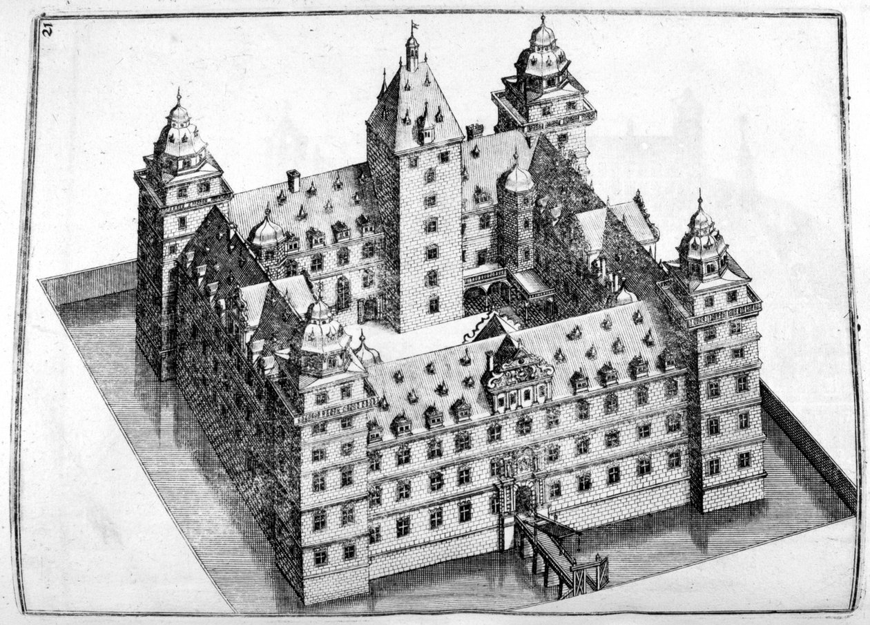 Kasteelontwerp door Georg Andreas Bockler