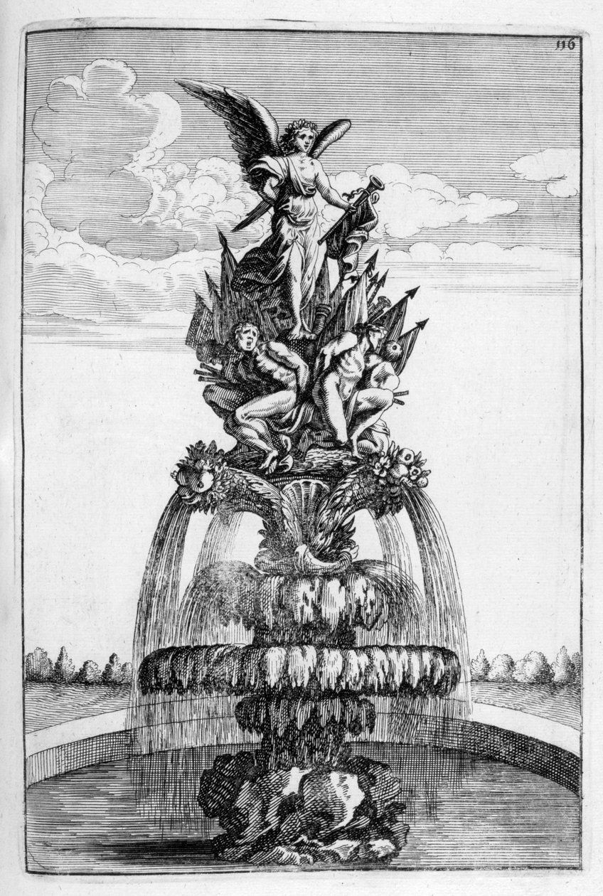 Fonteinontwerp, 1664 door Georg Andreas Bockler
