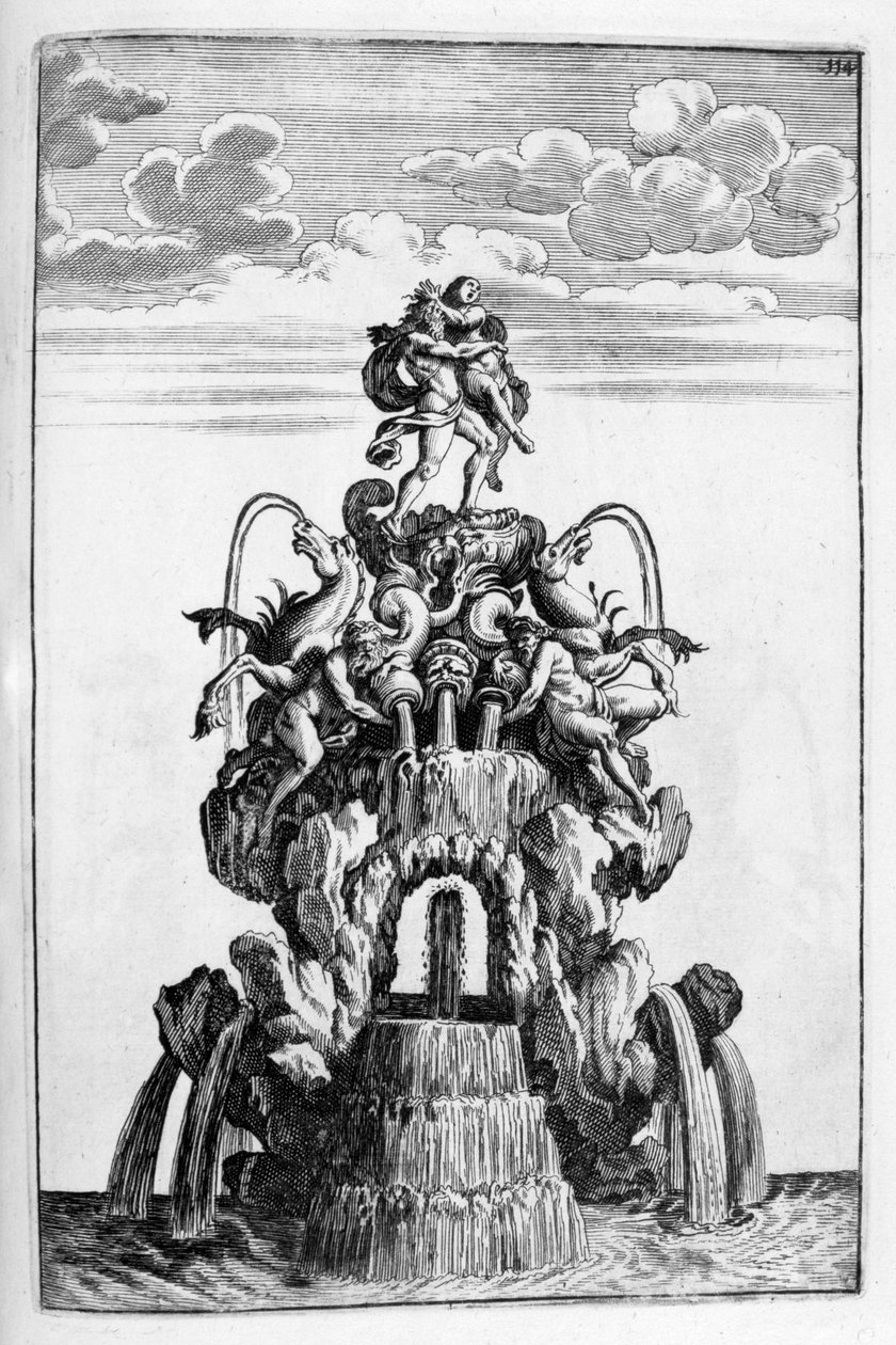 Fonteinontwerp, 1664 door Georg Andreas Bockler