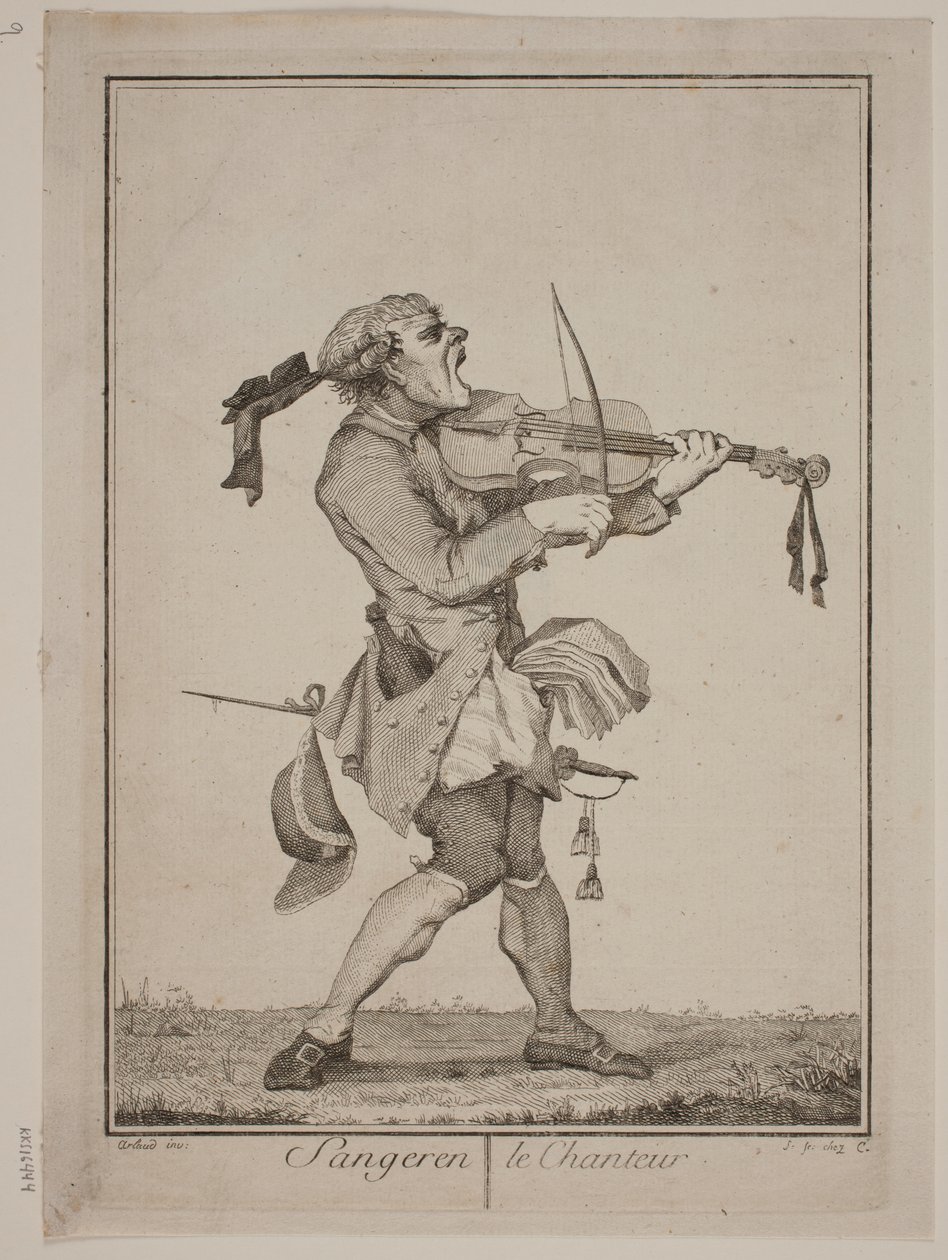 "De Zanger" door Georg Christian Schule