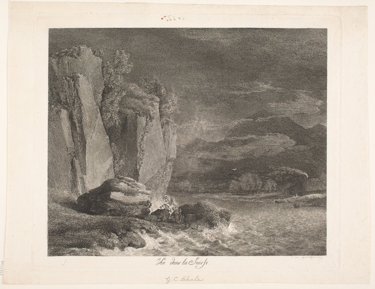 "Vue dans la Suisse" door Georg Christian Schule