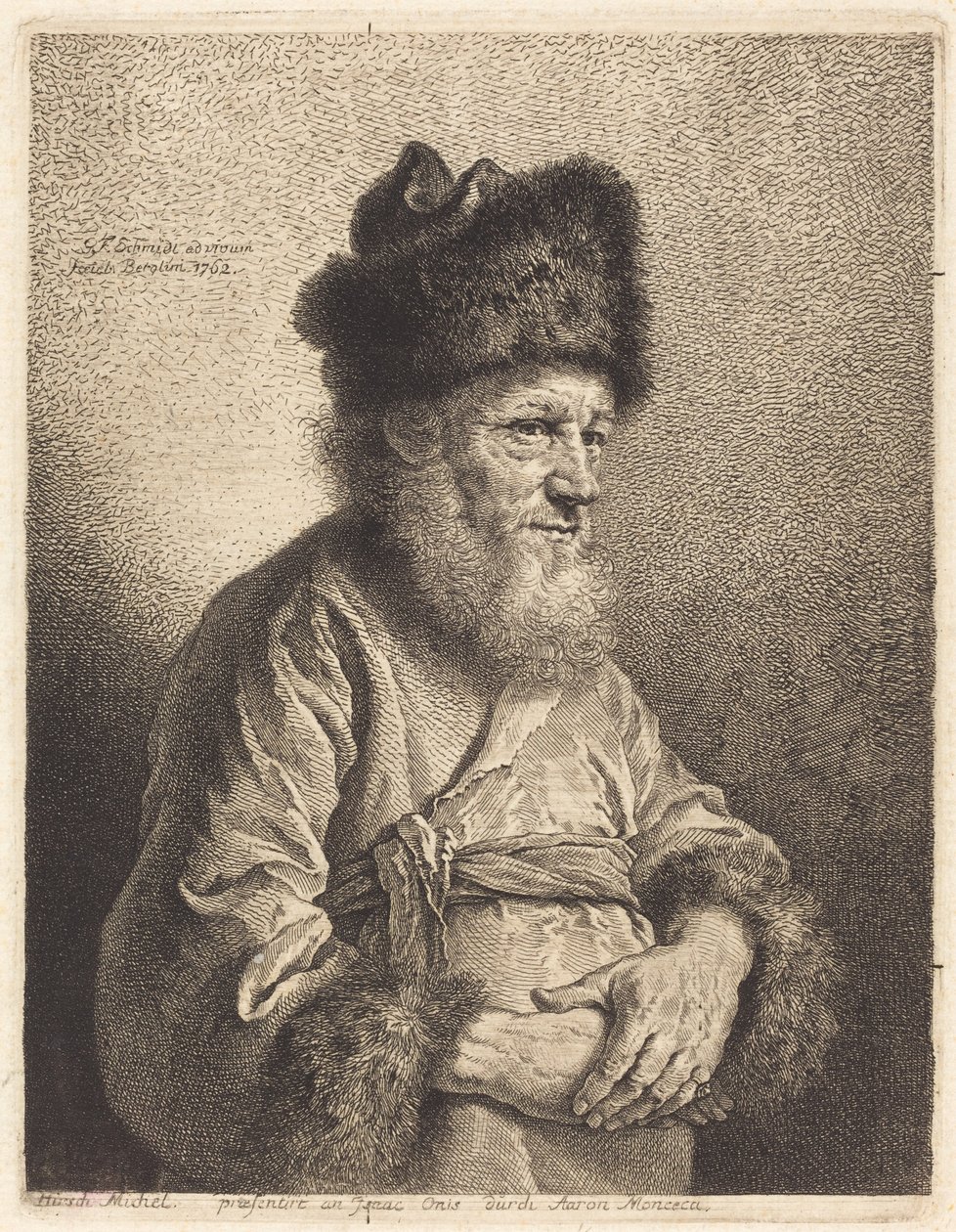Hirsch Michel door Georg Friedrich Schmidt