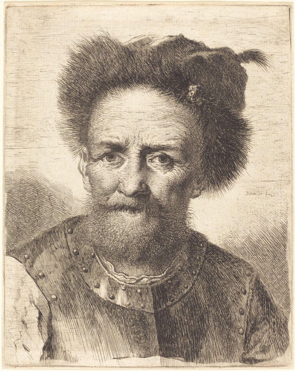 De Oude Soldaat door Georg Friedrich Schmidt