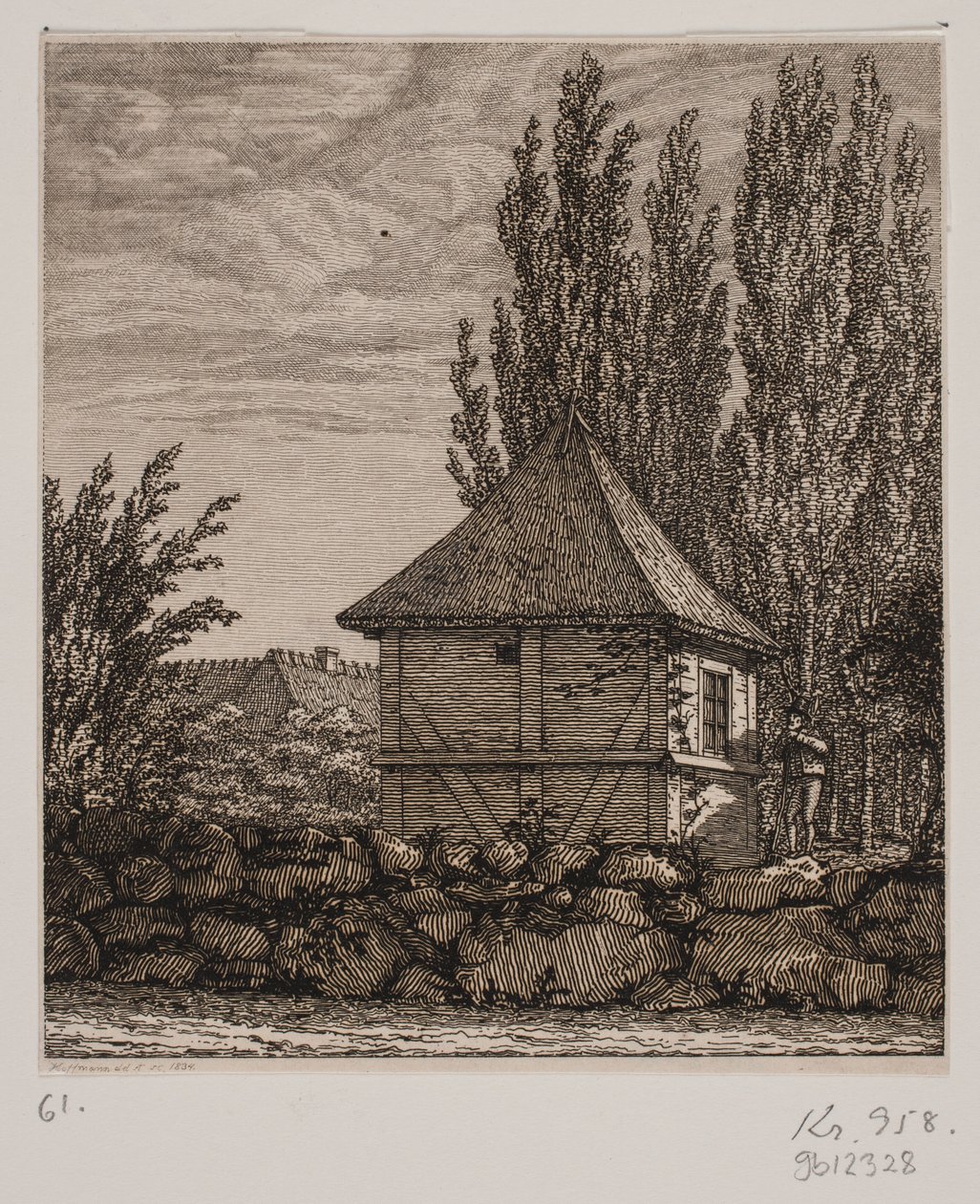 Bij de pastorie in Karrebæk door Georg Hoffmann
