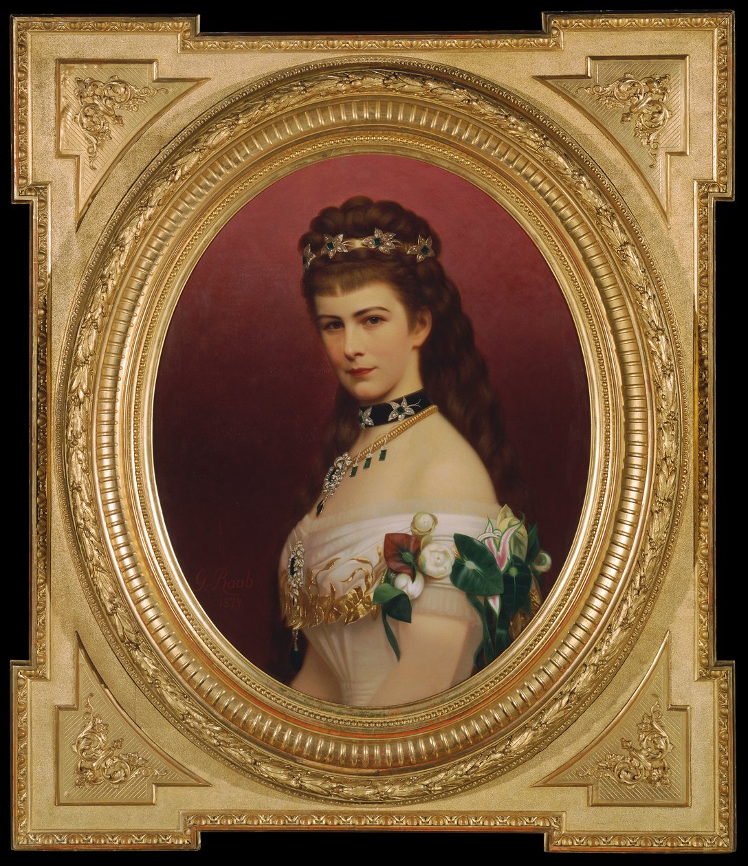 Keizerin Elisabeth door Georg Martin Ignaz Raab