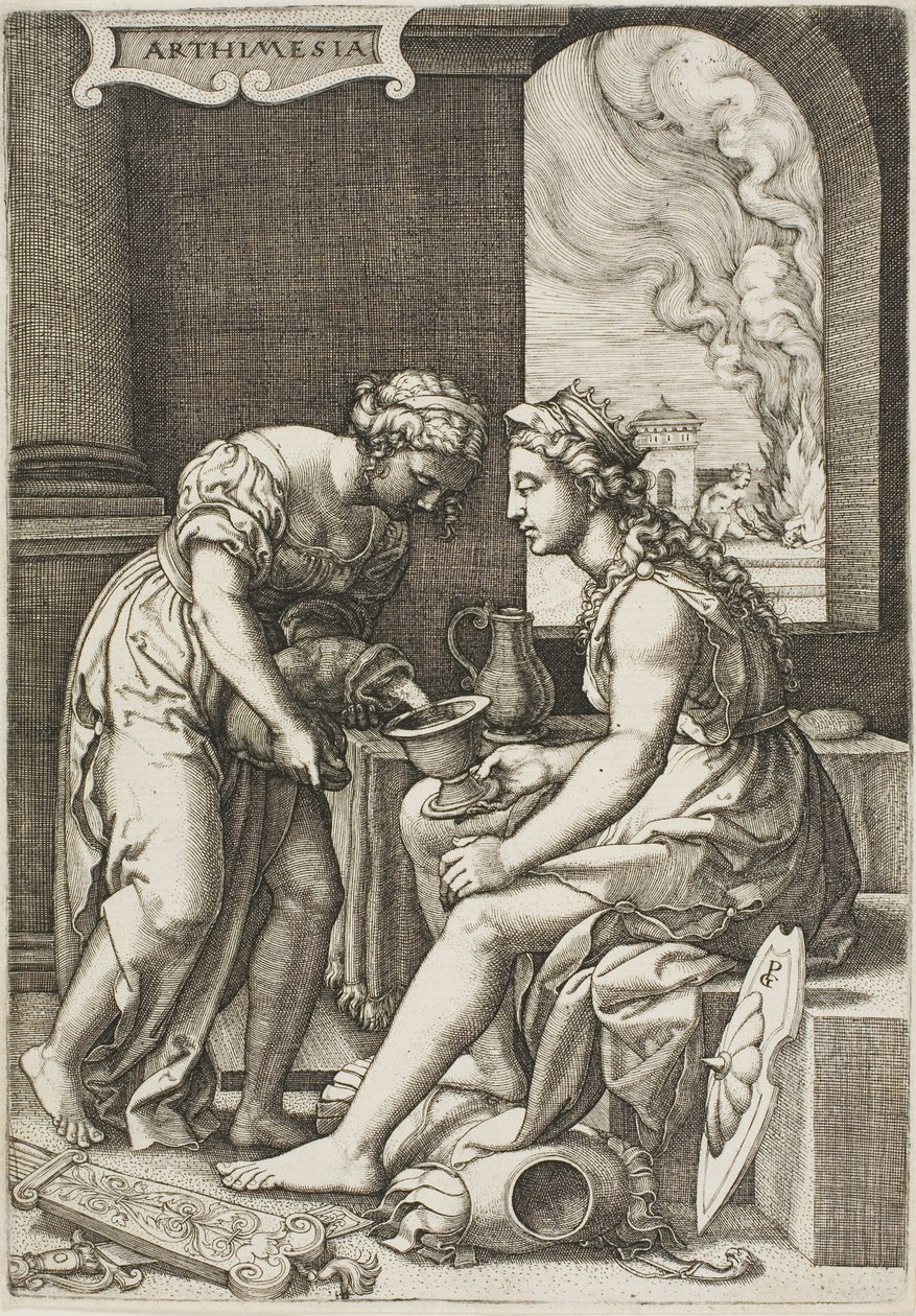 Artemisia door Georg Pencz
