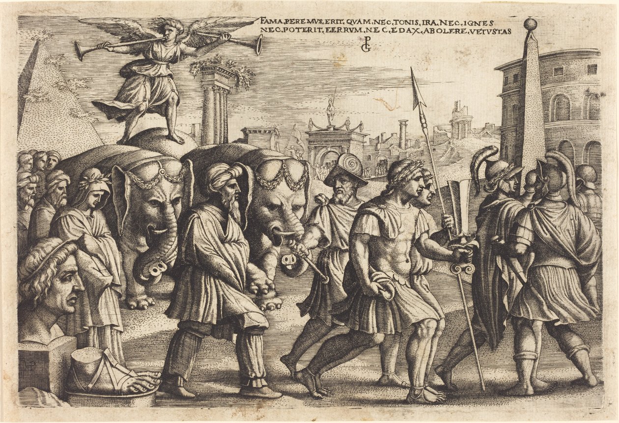 De Triomf van Roem door Georg Pencz