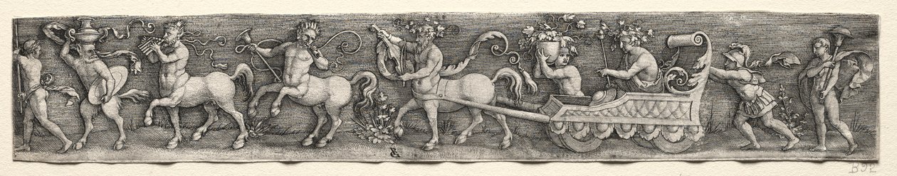 Triomf van Bacchus door Georg Pencz