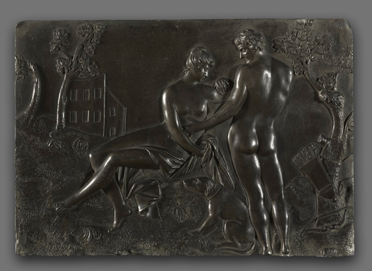 Venus en Adonis, midden 1700s door Georg Raphael Donner