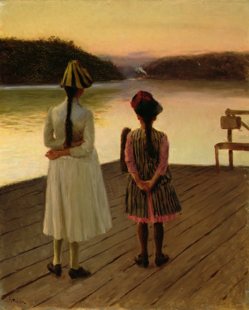Pabryggan (De Asch Zusters) door Georg Vilhelm Pauli