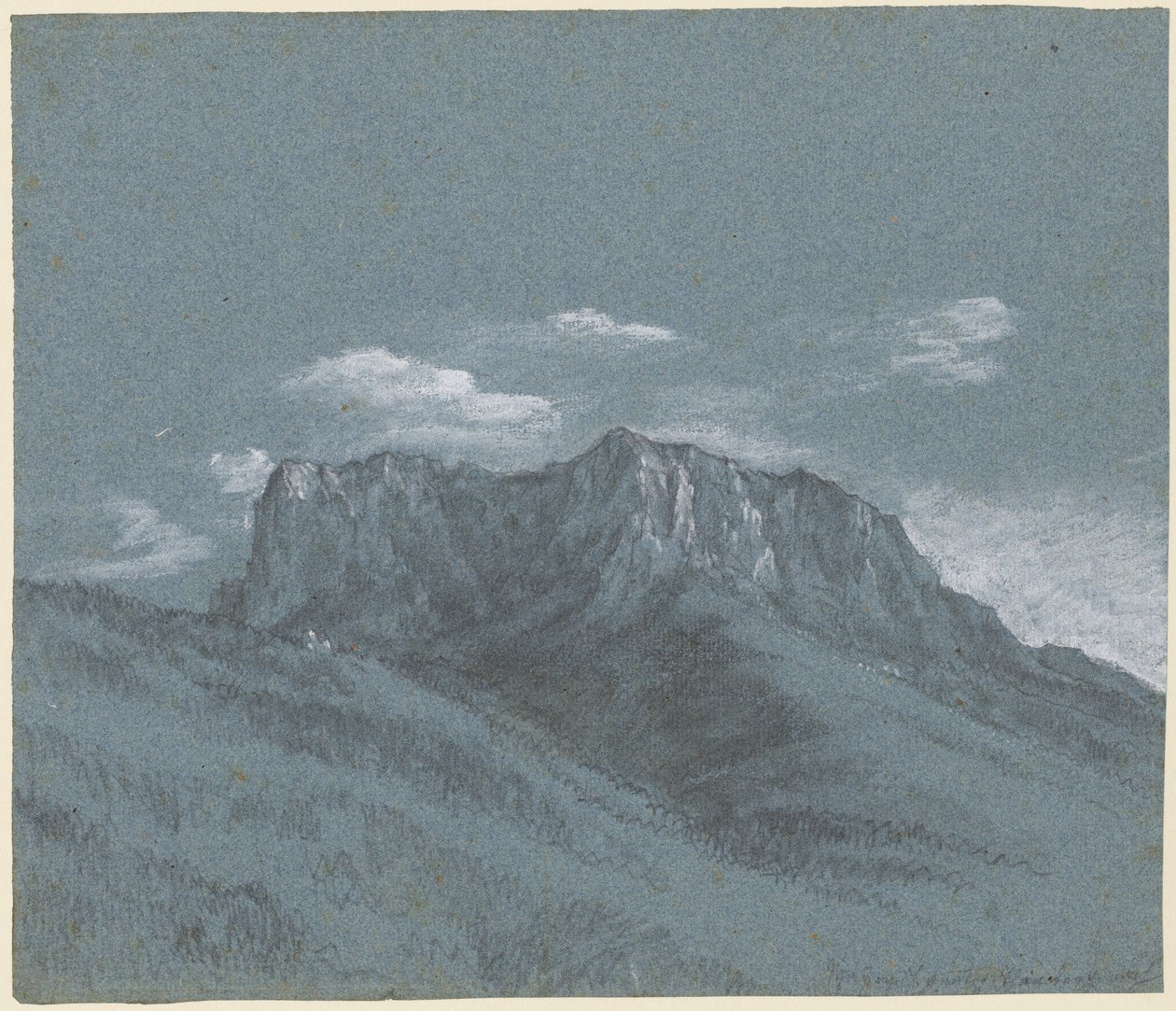 De Rauschberg, ca. 1800 door Georg von Dillis