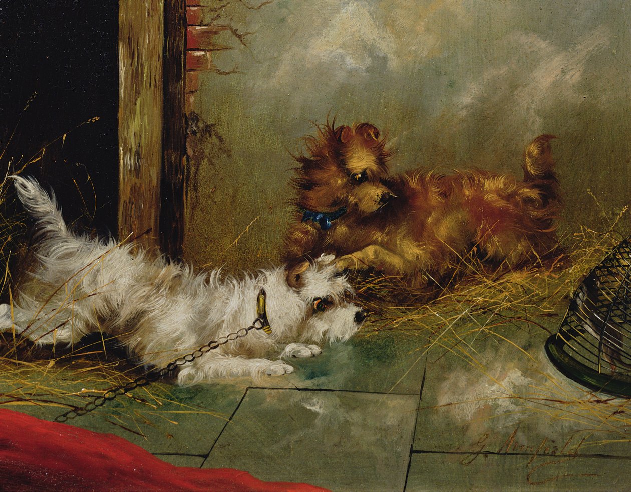 Terriërs die Spelen door George Armfield