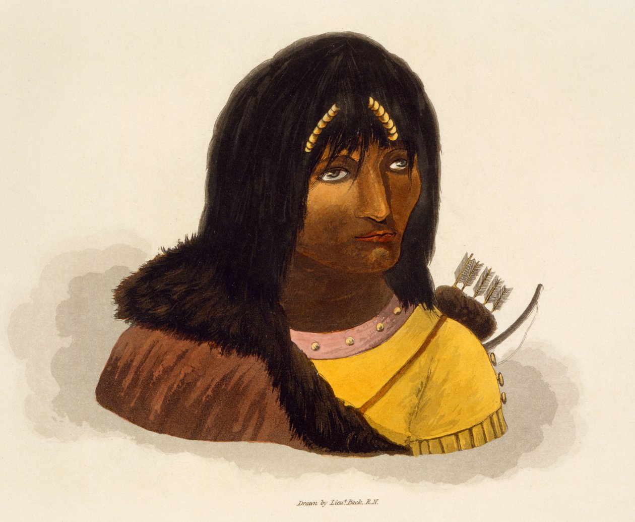 Portret van een Steen-Indiaan, uit 