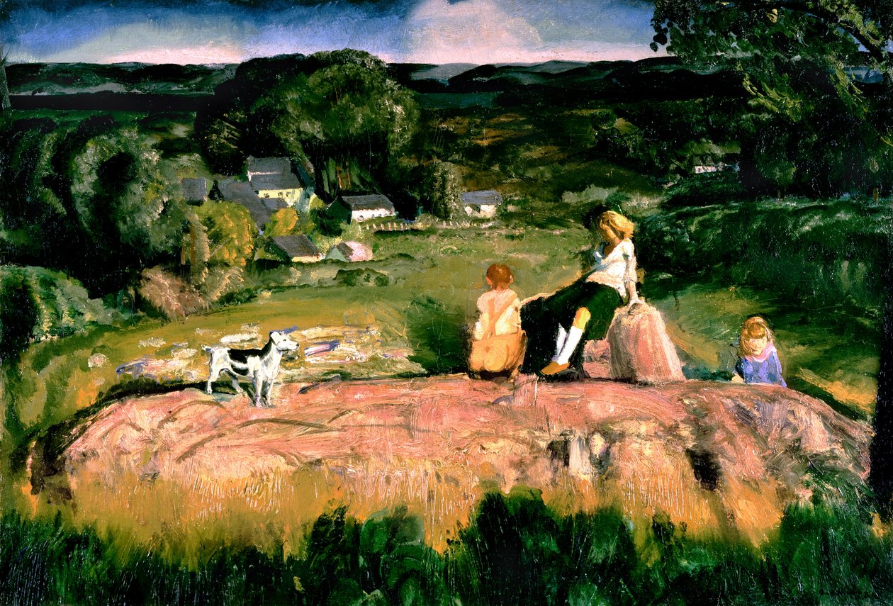 Drie kinderen door George Wesley Bellows
