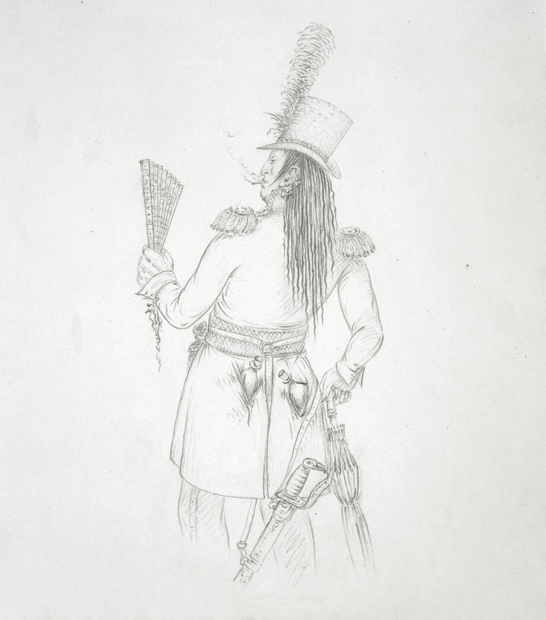 Wi-jun-jon (Het Duiveneihoofd) 1852 door George Catlin