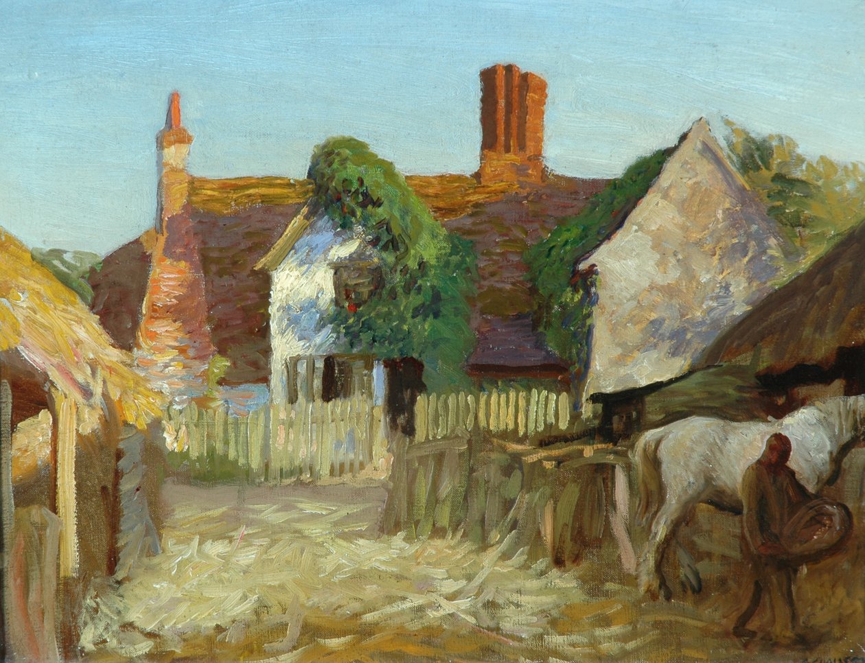 Winzes Boerderij door George Clausen