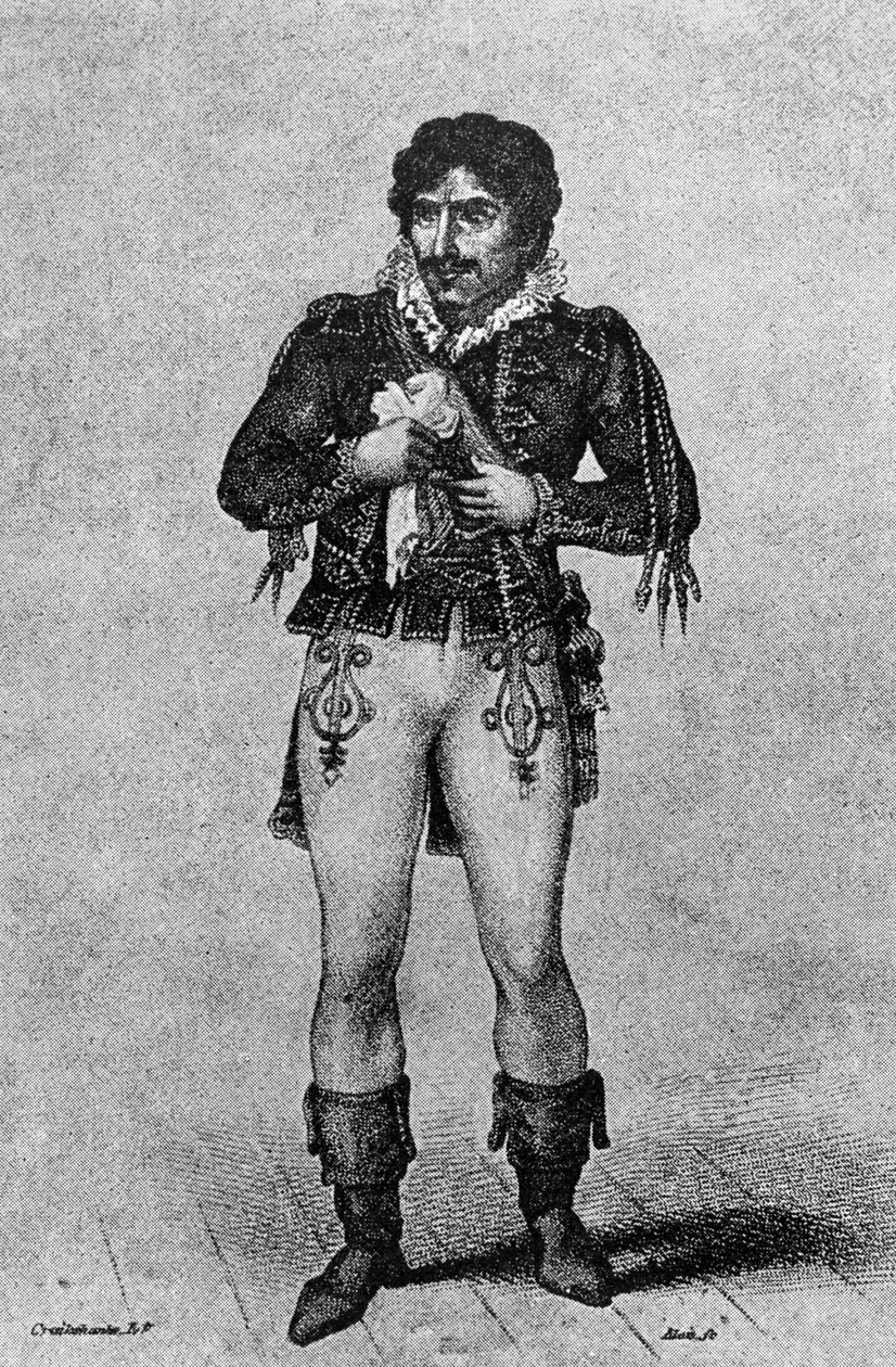 Edmund Kean (1787-1833) als Iago, uit 