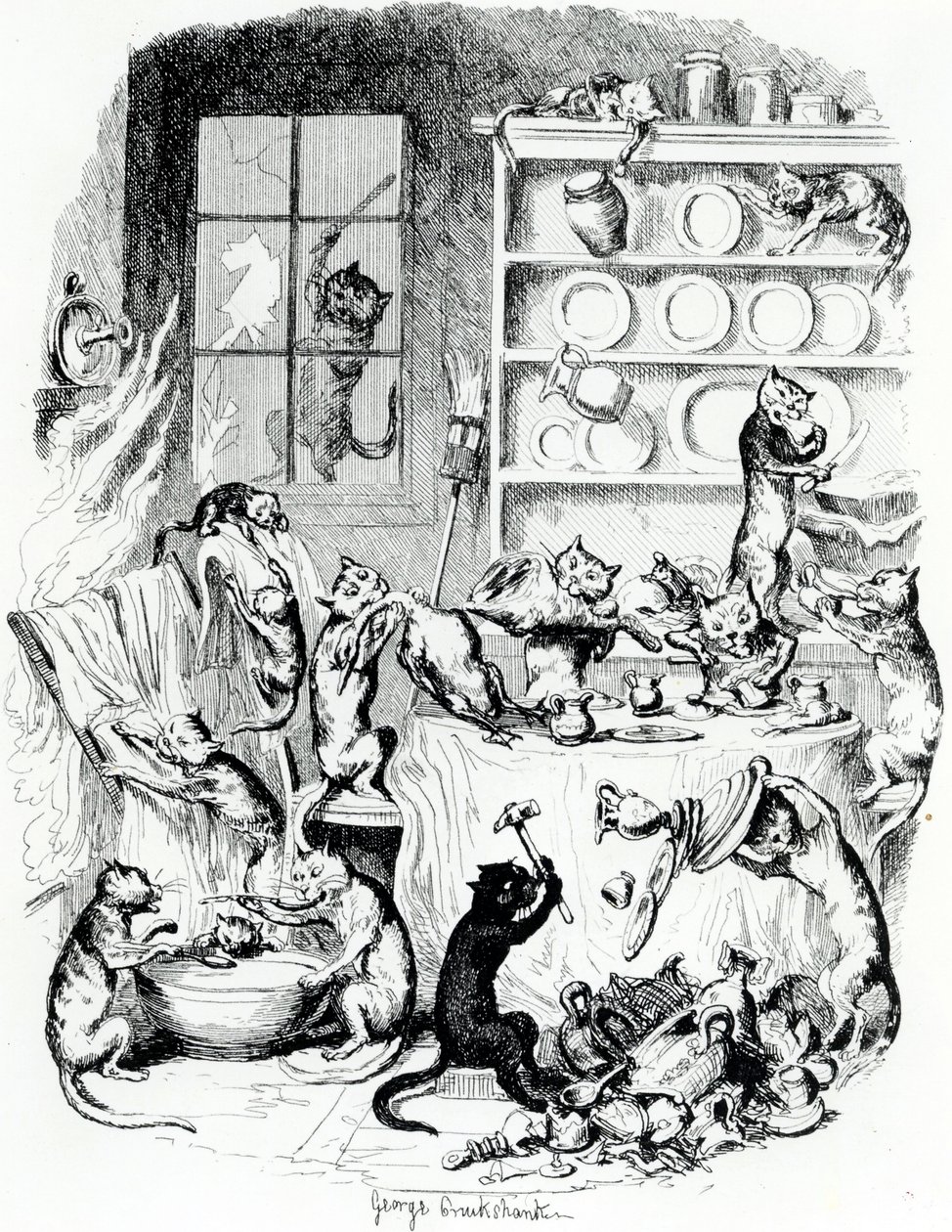 Boekillustratie, 1847 door George Cruikshank