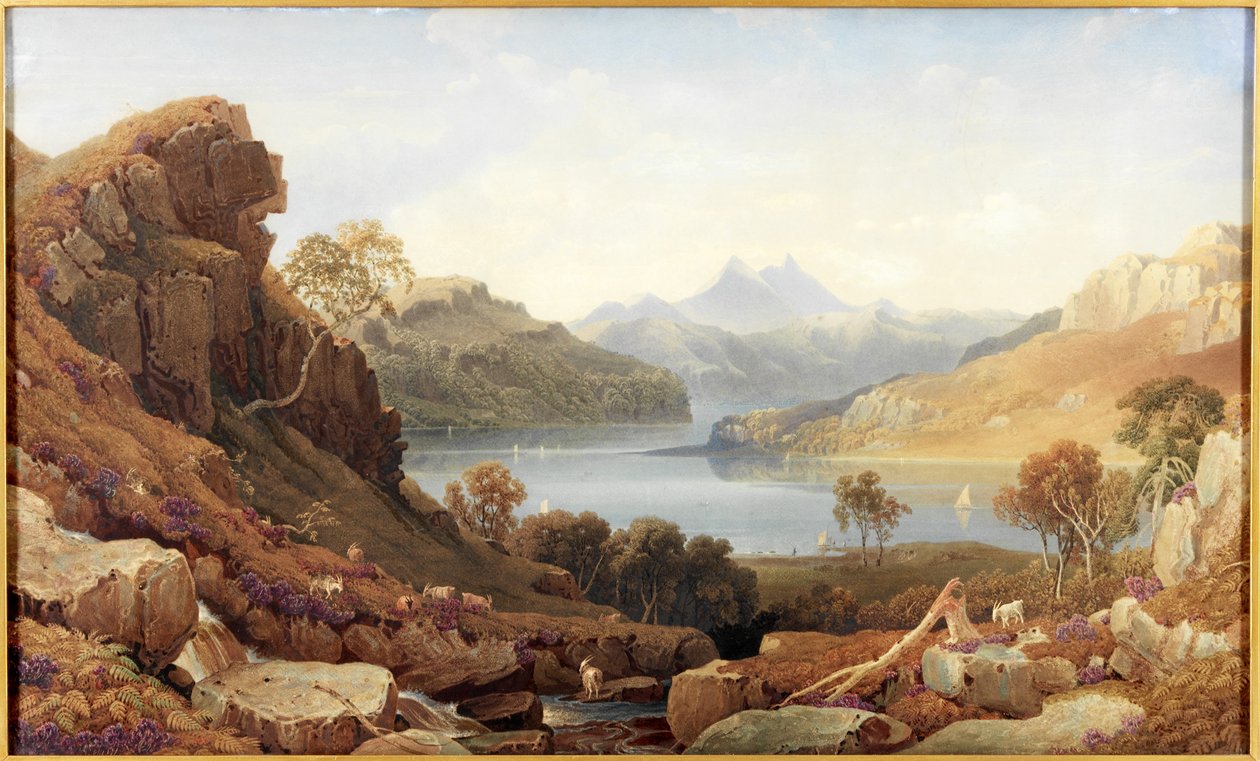 Een loch in Argyll door George Fennel Robson