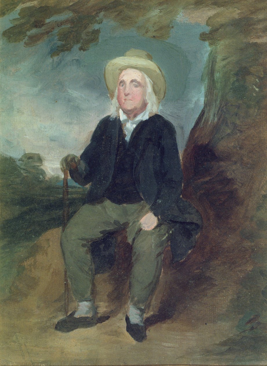 Jeremy Bentham in een denkbeeldig landschap, 1835 door George Frederick Watts