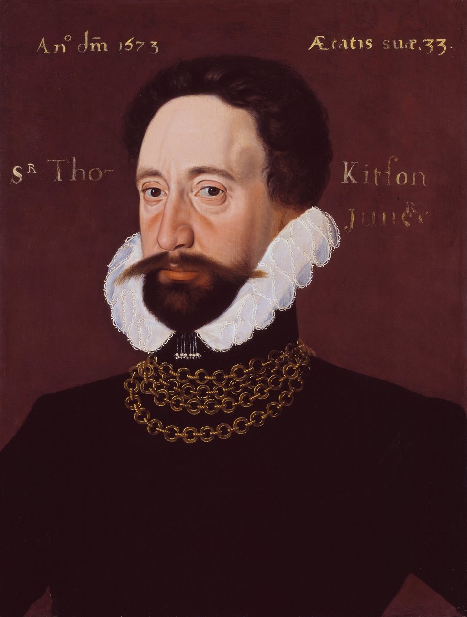 Sir Thomas Kytson door George Gower