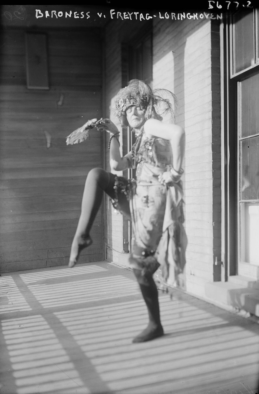 Barones Von Freytag-Loringhoven, c.1915 door George Grantham Bain