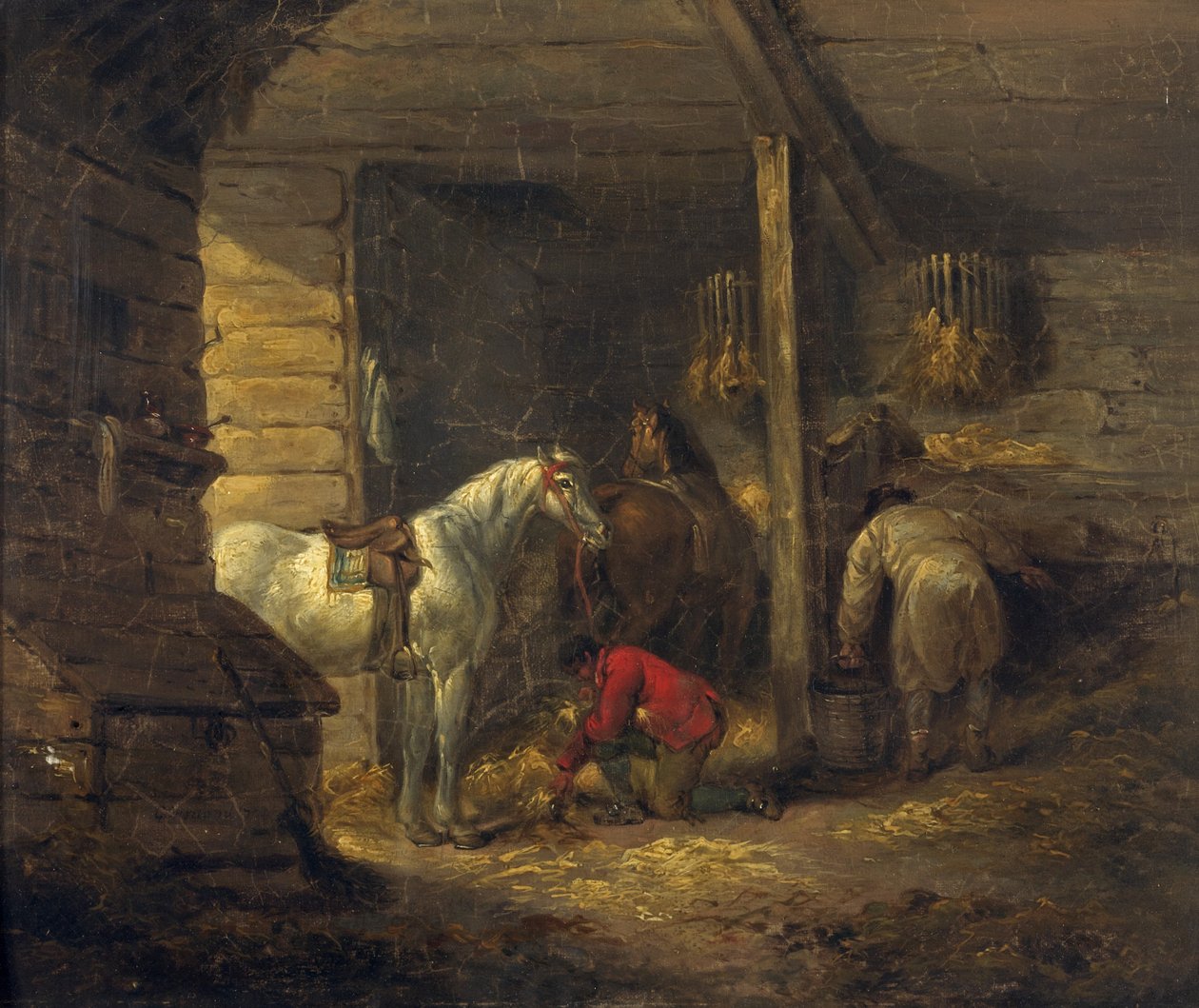 Stal Scène door George Morland