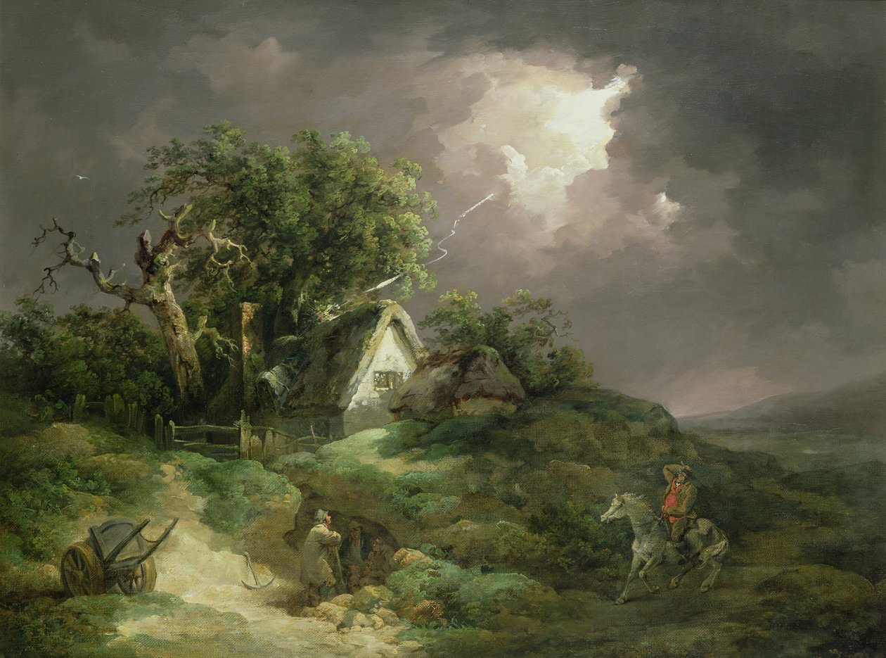 De Komende Storm, Isle of Wight, 1789 door George Morland