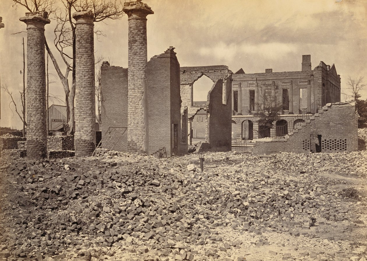 Ruïnes in Columbia door George N. Barnard