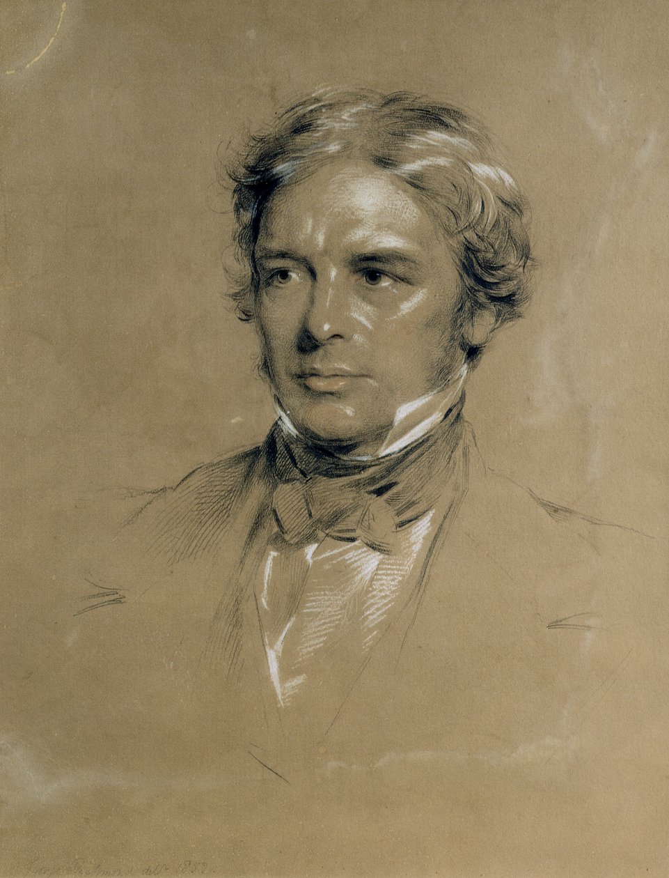 Michael Faraday (1791-1867) door George Richmond