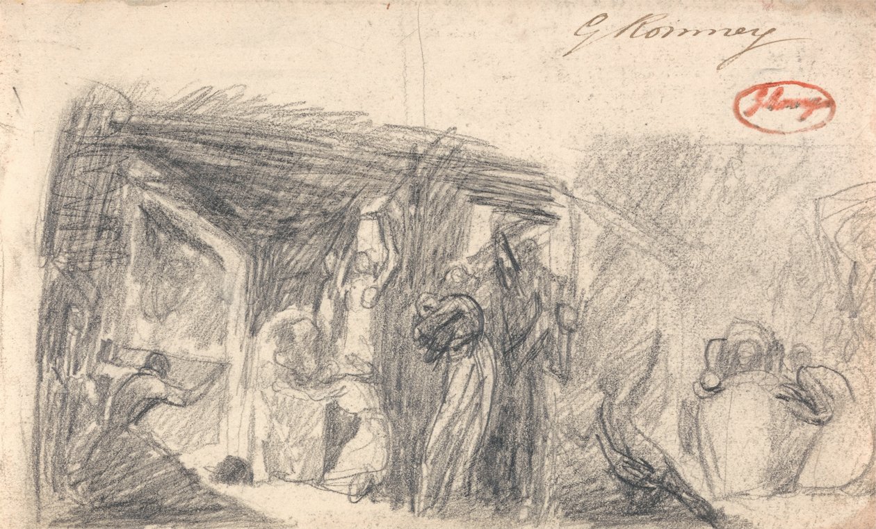 Geboorte van de Mens door George Romney