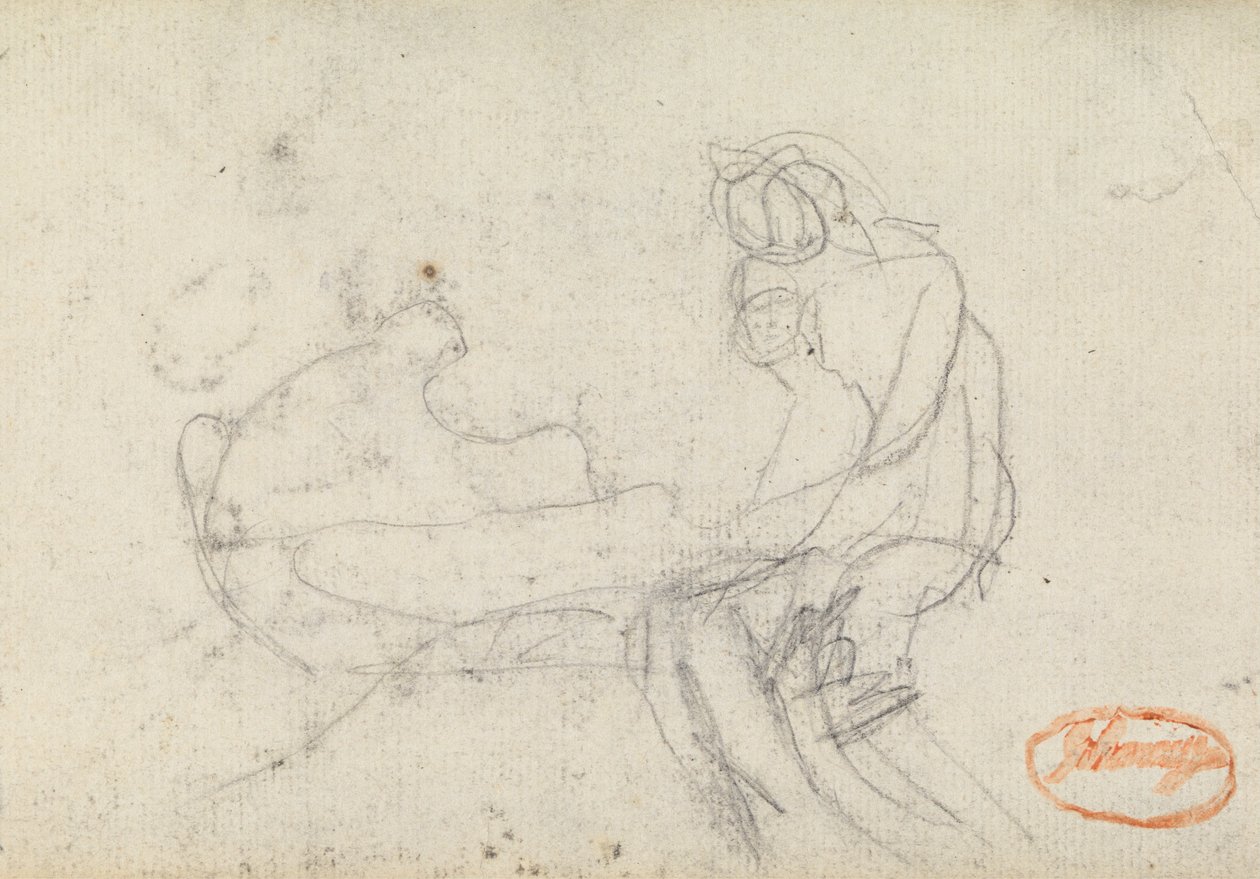 Figuurcompositie studie 13 door George Romney