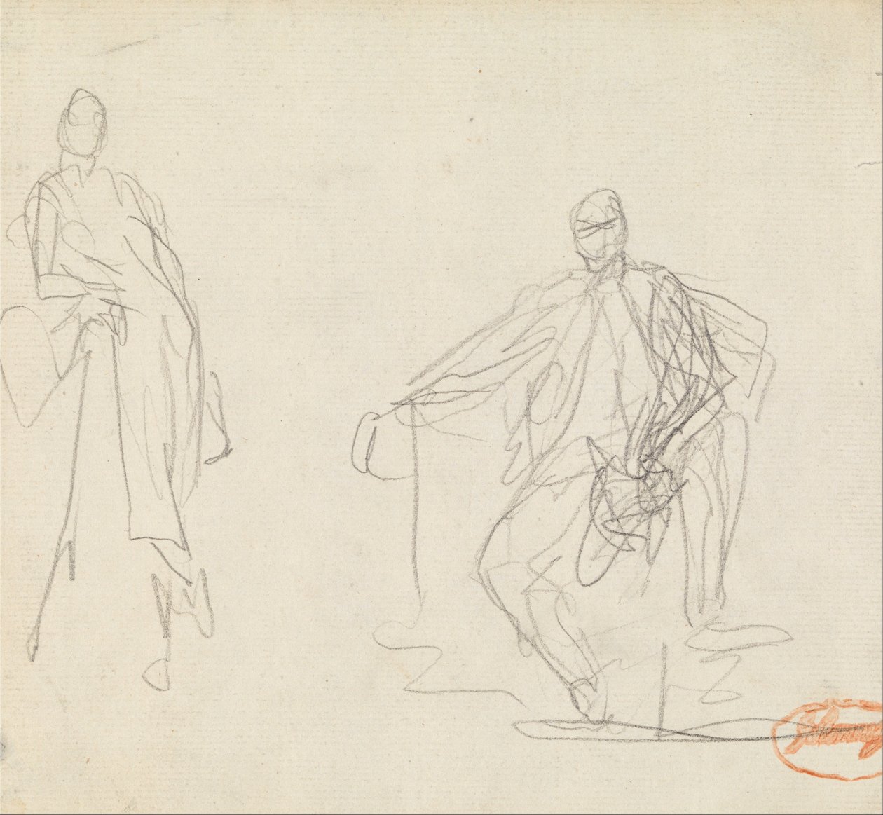Figurencompositie Studie 30 door George Romney