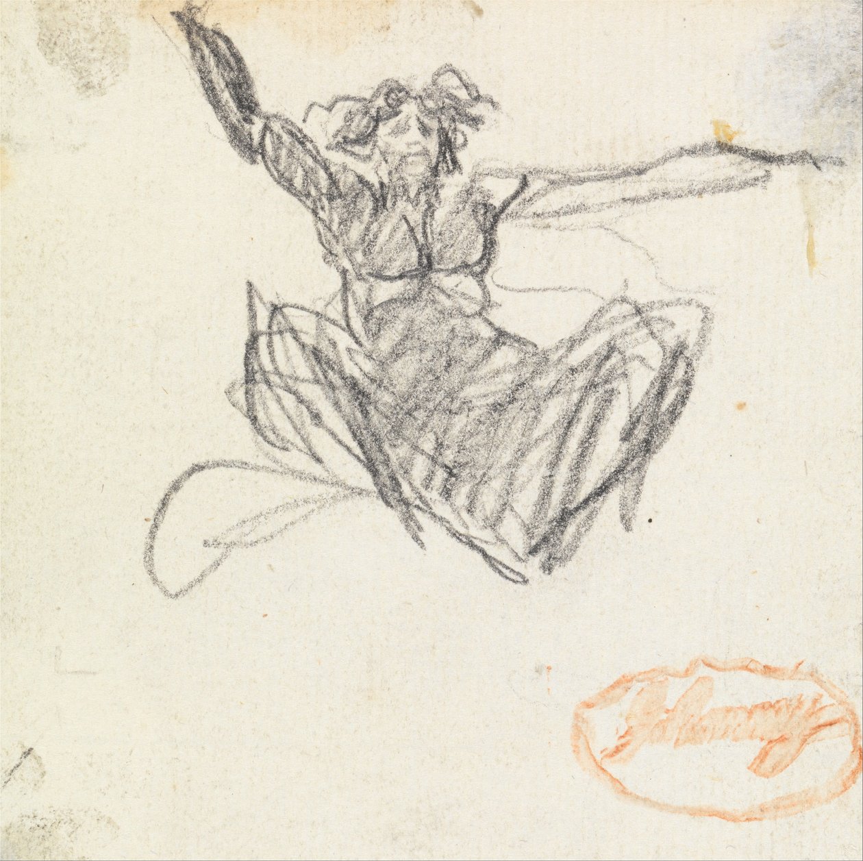 Figurenstudie 7 door George Romney