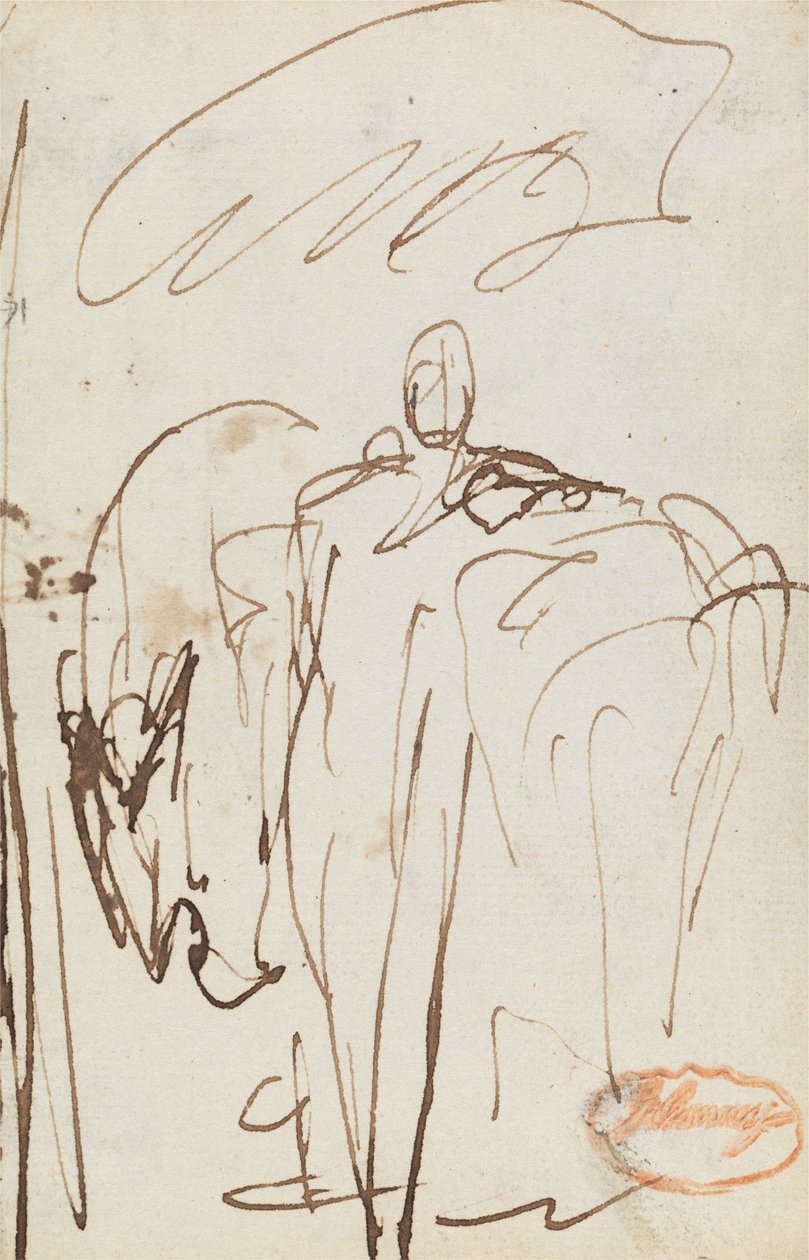 Figuurstudie 8 door George Romney